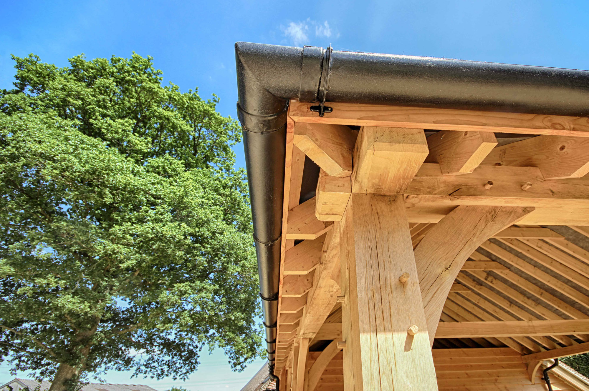 Oak Rafter Oak Garages | Traditional Oak Garages | Gallery | Single Storey Barns