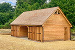 Oak Garages With Room Above Accommodation