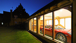 Traditional Oak Framed Garage Building in Hertfordshire